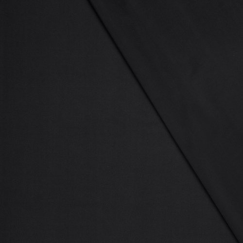 Badestoff Jersey - uni - schwarz