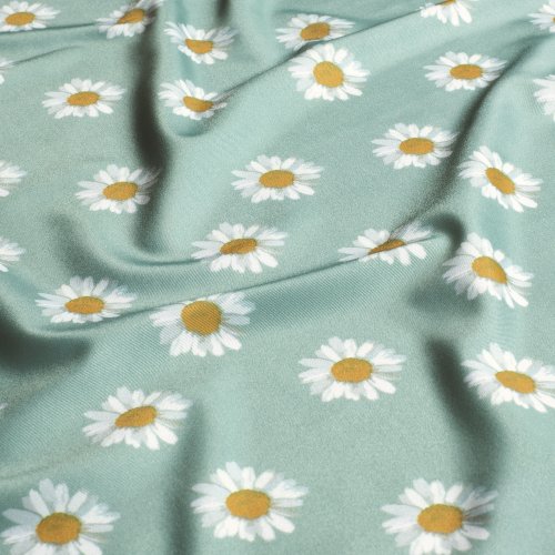 Badestoff Jersey - Marguerite - mint