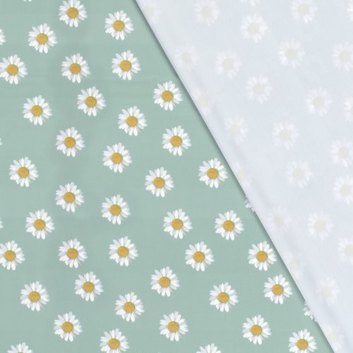 Badestoff Jersey - Marguerite - mint