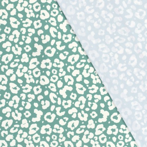 Badestoff Jersey - Panther Dots - altgrün