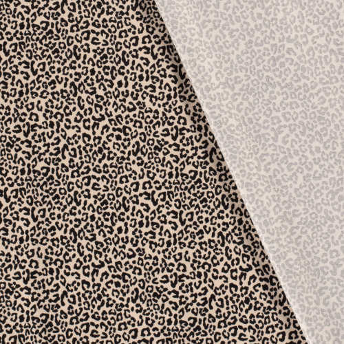 RESTSTÜCK 0,30m !!! - Jersey - Roara Leo - sand/black
