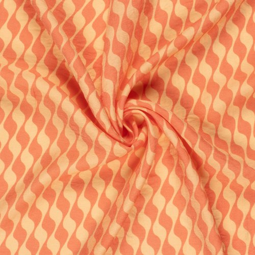 Viskose Twill - Hedda - orange/gelb