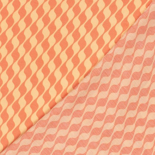 Viskose Twill - Hedda - orange/gelb