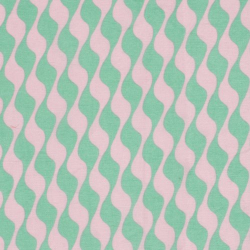 Viskose Twill - Hedda - mint/rosa