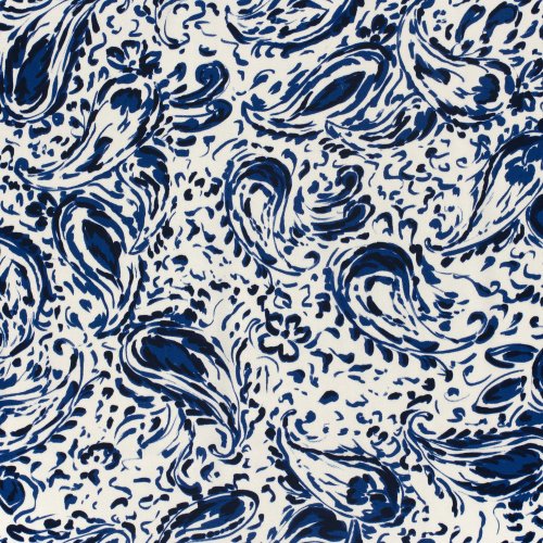 Viskosesatin - matt - Liya - blau