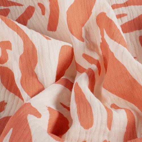 Musselin - Ankea - coral