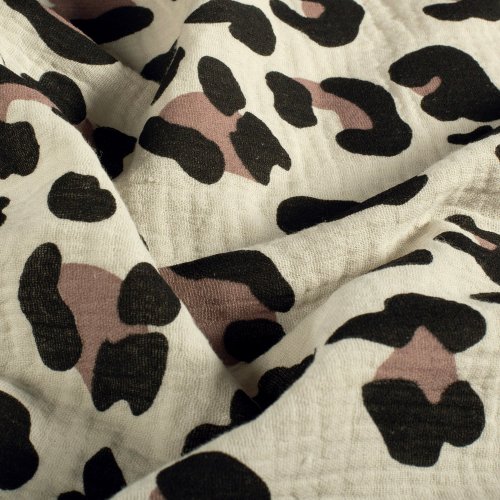 Musselin - Panther - beige