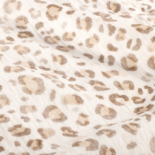 Musselin - Nature Leo - offwhite