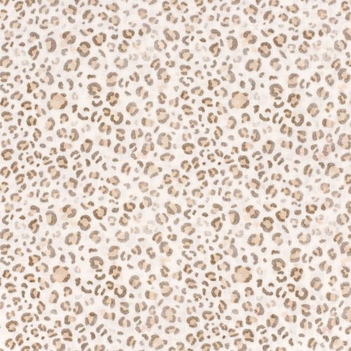 Preview: RESTSTÜCK 0,80m !!! - Musselin - Nature Leo - offwhite