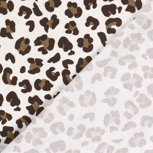 Preview: French Terry - Leo Poul - wollweiß