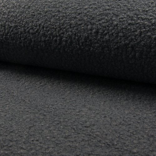 RESTSTÜCK 1,50cm !!! - Bouclé - Maxi - dark grey