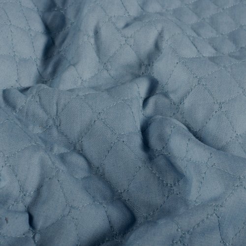 Baumwollstepper - Jeans Optik - light blue