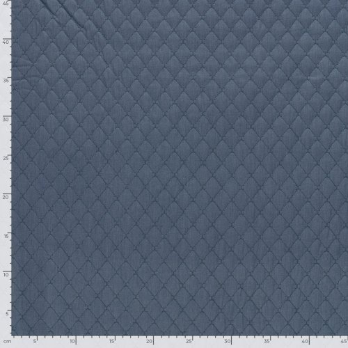 Preview: Baumwollstepper - Jeans Optik - medium blue