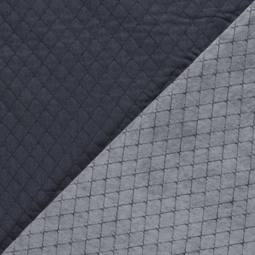 Preview: Baumwollstepper - Jeans Optik - dark blue