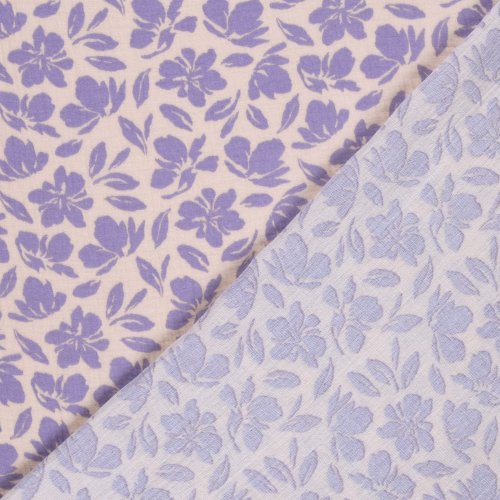 Preview: Musselin - Kanta Flowers - rose/flieder