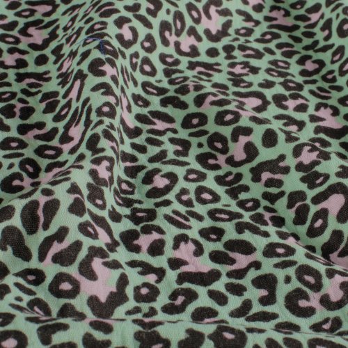 Musselin - Irmo Leo - mint/rosa/schwarz