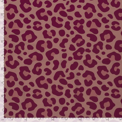 Preview: Jersey - Caspar Big Leo - nude/bordeaux/pfirsich