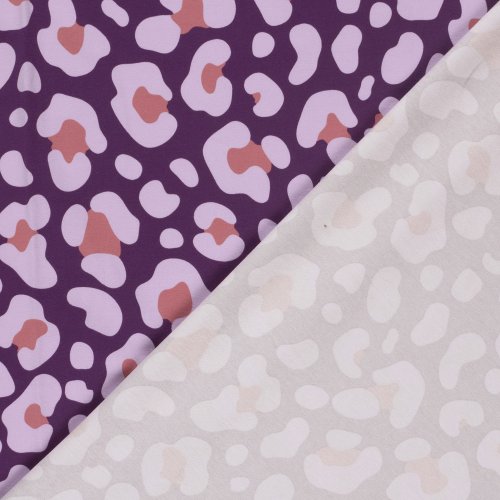 Preview: Jersey - Caspar Big Leo - lila/flieder/nude