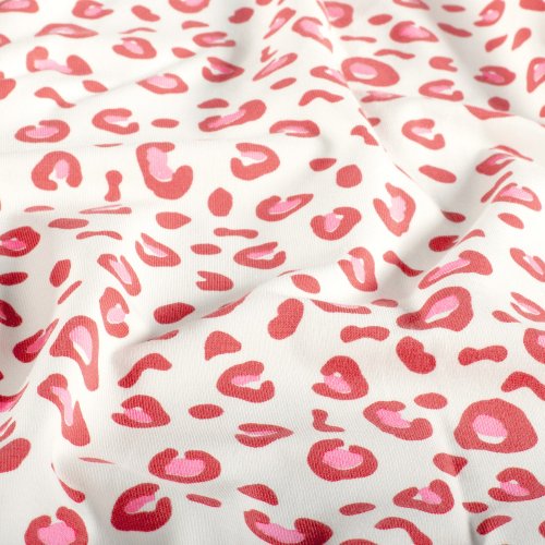 Jersey - Alka Small Leo - naturweiß/rot/rosa