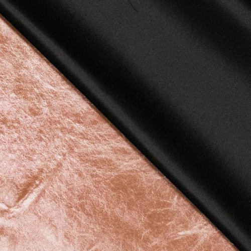 Kunstleder - shiny leather - pincone brown - Fibremood No. 35