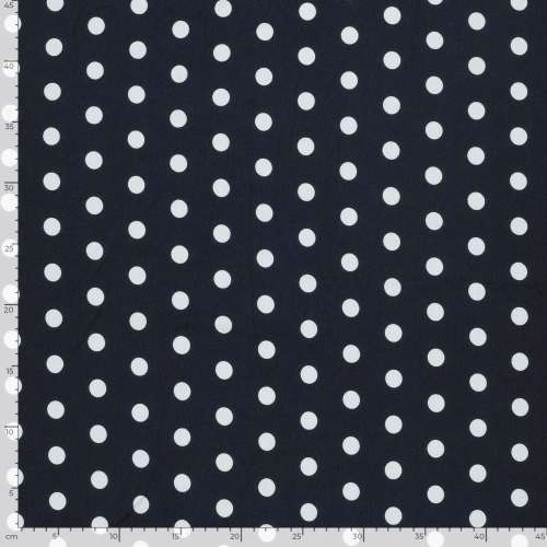 Preview: Viskosejersey - Espe Dots - navy/white