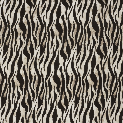 Preview: Viskose Crepe - Taina Zebra - black/sand