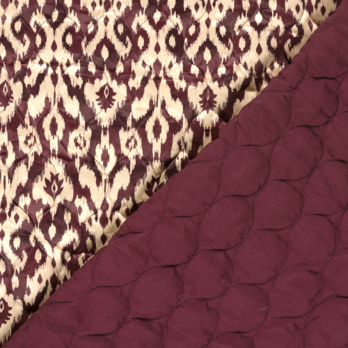 Preview: Samtstepper - Tino Ornament - bordeaux