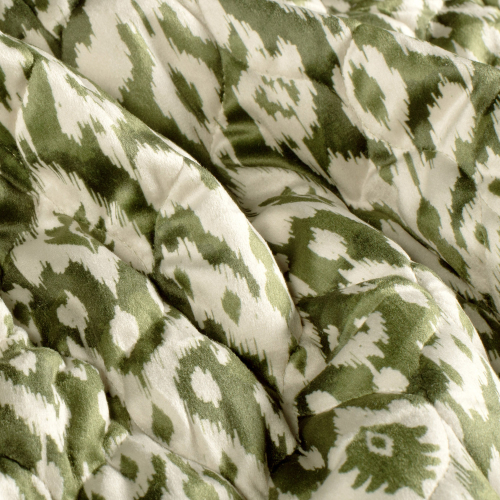 Preview: Samtstepper - Tino Ornament - olive
