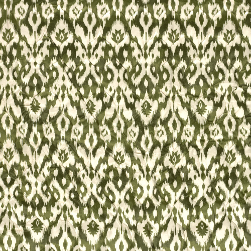 Preview: Samtstepper - Tino Ornament - olive