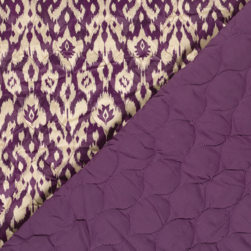 Preview: Samtstepper - Tino Ornament - violett