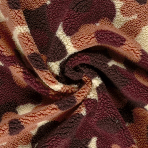 Preview: Teddy Plüsch - Vintage Bloom - ecru/nude/bordeaux