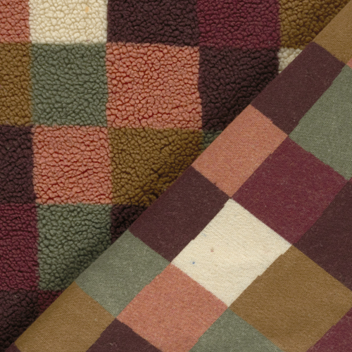 Preview: Teddy Plüsch - Happy Squares - autumn