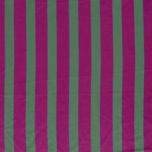 Preview: French Terry - Milo Streifen - fuchsia/grasgrün