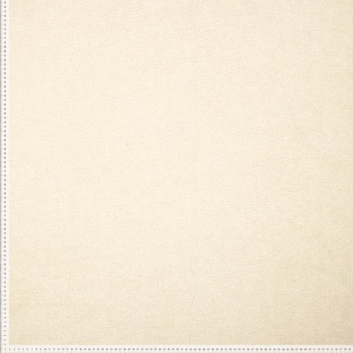 Mantelstoff - Curly Lamb - uni - offwhite