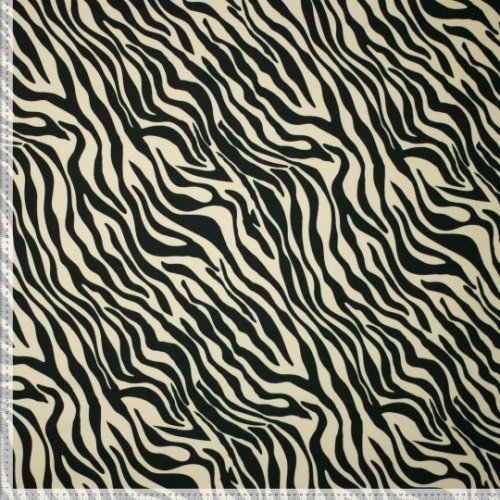 Sportjersey - bi-elastisch - Zebra - matt schwarz