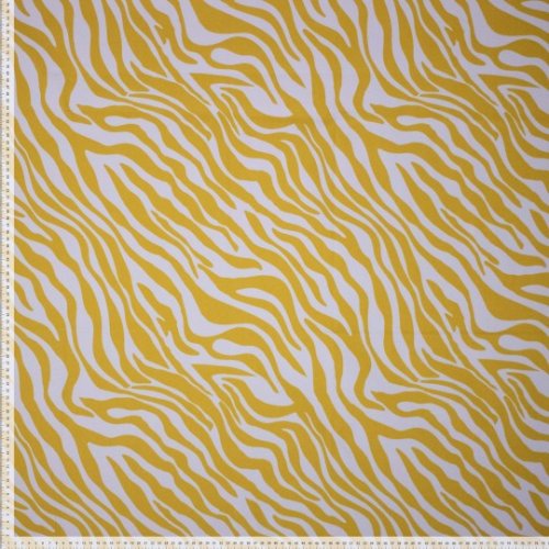 Sportjersey - bi-elastisch - Zebra - matt gelb