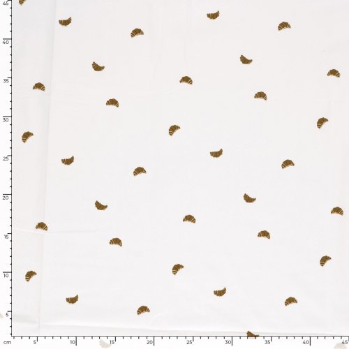 Preview: Jersey - Croissant - ecru/braun