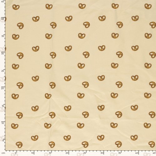 Preview: Jersey - Brezel - sand/caramel