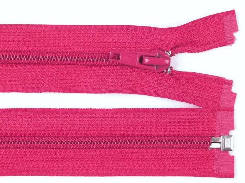 Jacken Reißverschluss - 50 cm - teilbar - pink