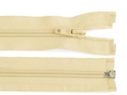 Jacken Reißverschluss - 60 cm - teilbar - creme