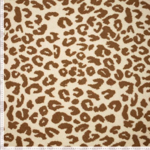 Preview: RESTSTÜCK 0,20m !!! - Mantelstoff - Curly Lamb - Raiko Leo - beige/caramel