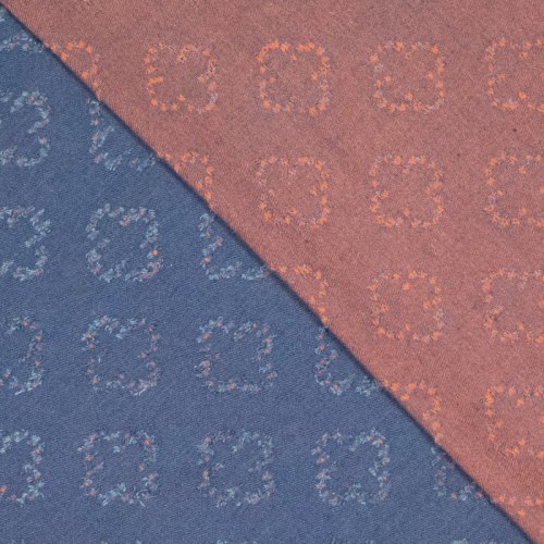 Broken Denim - Rustic Bloom - dark blue/rost