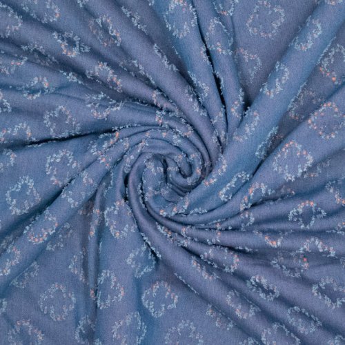Broken Denim - Rustic Bloom - dark blue/rost