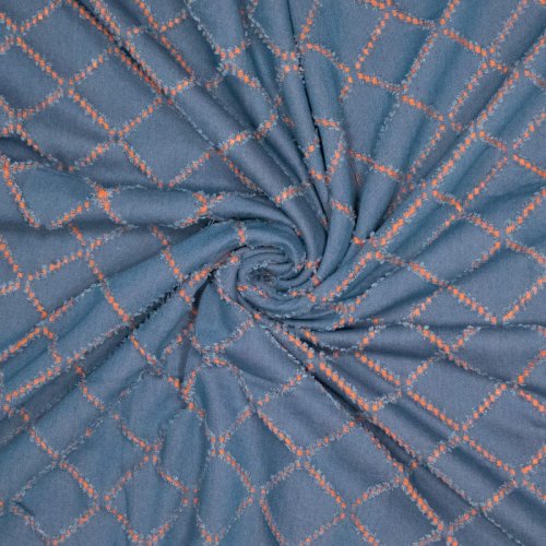 Broken Denim - Wave Line - blue/orange