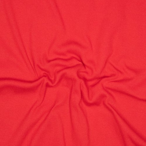 Preview: Bündchen Schlauch - Feinripp - red