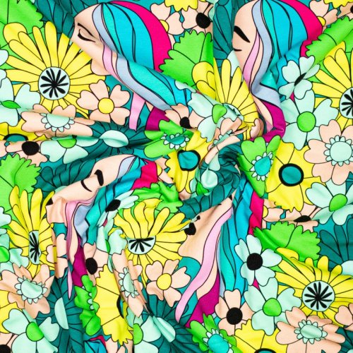 Preview: French Terry - Hippie - multicolor - by Karina + Kind