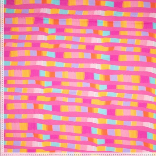 Summer Denim - Abstract Blocks - multicolor - by Karina + Kind