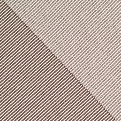 Preview: Baumwolle - Jeans - Streifen - brown/white