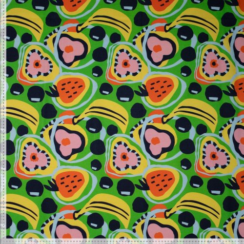 Preview: Canvas - Fruit - grün/gelb/dunkelblau - by Karina + Kind