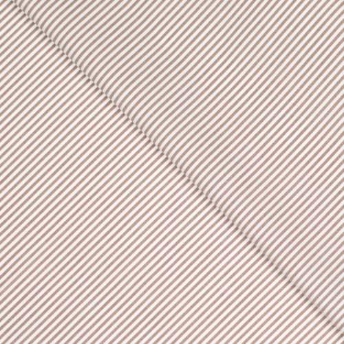 Baumwolle - Pure Stripes - brown/white